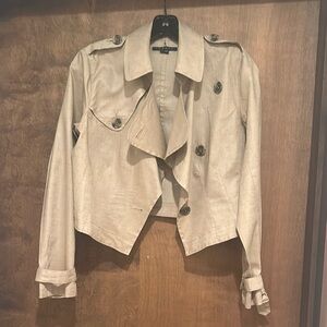 Theory Stylish Beige Women's Jacket, Size S